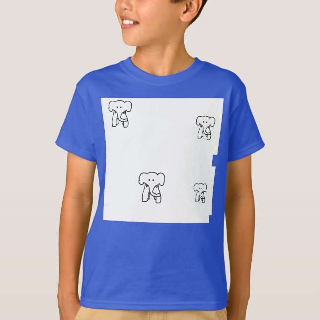 Kids elephant shirt (Front)