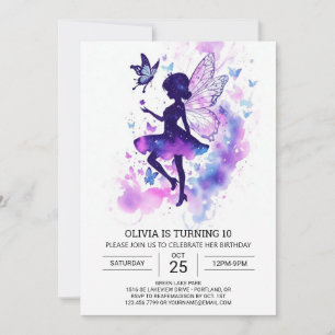  Kids' Enchanting Fairy Birthday Celebration Invitation