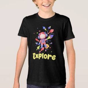 Kids Explore Space Tri-Blend Shirt