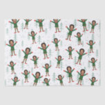 Kid's Face & Name Elf Christmas Funny Pattern Tissue Paper<br><div class="desc">Add a touch of festive hilarity to your holiday gifting with our customisable tissue paper featuring your kid’s face on a cheerful elf’s body! This whimsical and playful design is the perfect way to elevate your gift presentation and spread joy during the Christmas season. Just upload a photo of your...</div>