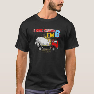 Kids Family Construction Truck Excavator Birthday T-Shirt