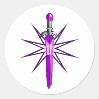  Kids Fantasy sword Sticker  