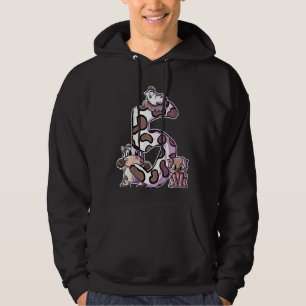 Kids Farm Animals 5 Year Child 5th Birthday Hoodie