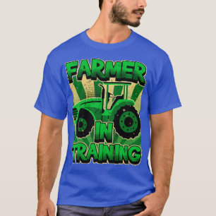 Kids Farmer In Training, Boy, Tractor Lover, Futur T-Shirt