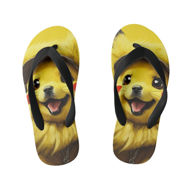 Kid's fashion  kid's flip flops (Footbed)