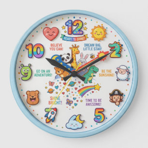 KID'S FAVORITE LARGE CLOCK