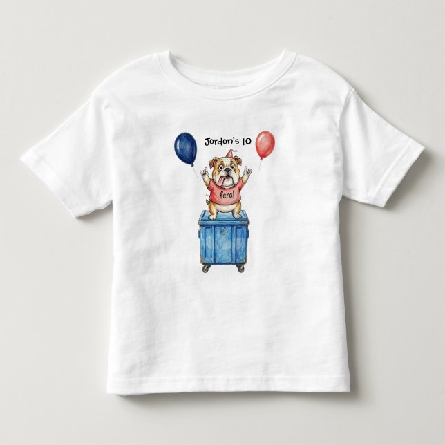 Kids Feral Tee Shirt (Front)