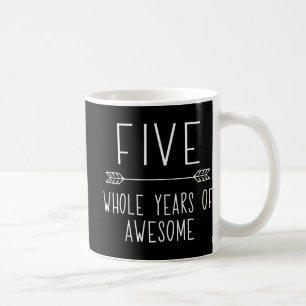 Kids Fifth Birthday Boy , 5 Year Old Birthday Boy Coffee Mug