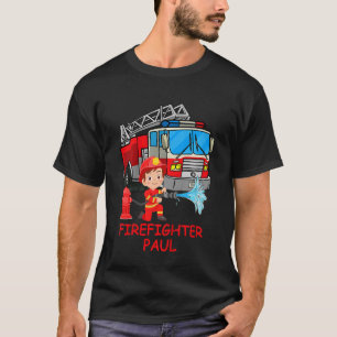 Kids Fire engine fire engine fire truck Fireman Pa T-Shirt