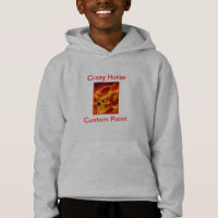 Kids Fire Skull Hoodie