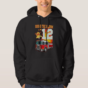 Kids Fire Truck 12th Birthday Boy Firefighter 12 Y Hoodie