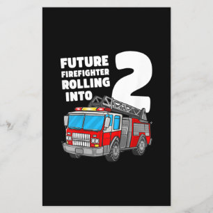 Kids Fire Truck 2nd Birthday 2 Boy Toddler Fire Flyer