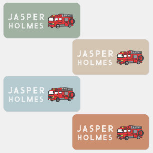 Kids Fire Truck Name Clothing