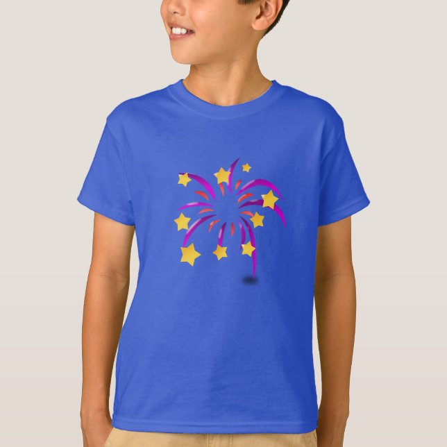 Kids Fireworks T-Shirt (Front)