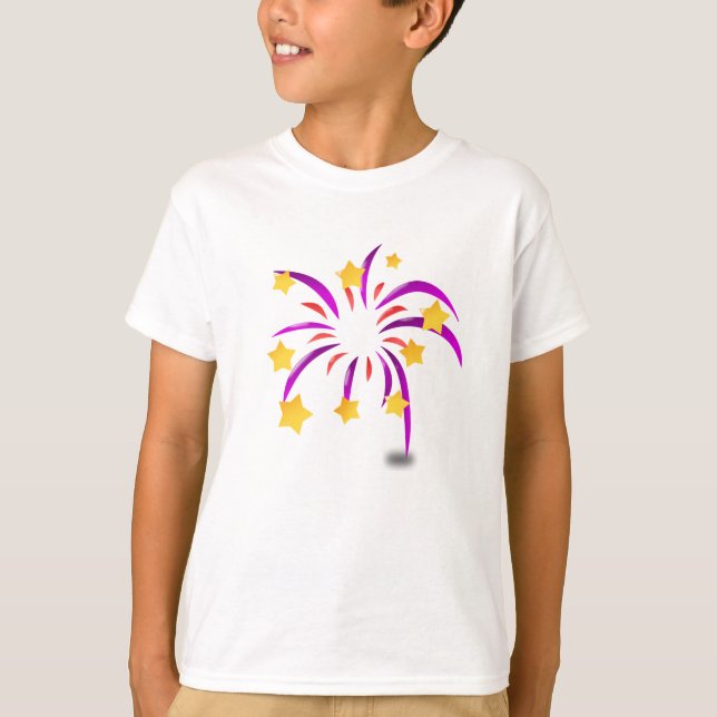 Kids Fireworks T-Shirt (Front)