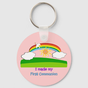 Kids First Communion T-Shirts and Gifts Key Ring
