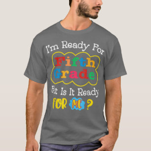 Kids First Day Of Fifth Grade Back To School T-Shi T-Shirt