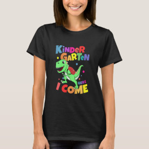 Kids First Day Of Kindergarten Dino Boy Kindergart T-Shirt