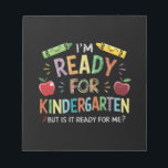 Kids First Day Of Kindergarten Fun Back To Schoo Notepad<br><div class="desc">Kids First Day Of Kindergarten Funny Back To School</div>