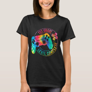Kids First Grade Graduation Tie Dye 1st Grade Grad T-Shirt