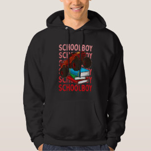 Kids First Grade Monster Truck School Boy Kids 1st Hoodie