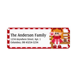 Kid's First Valentine's Day Address Labels d5