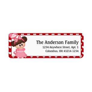 Kid's First Valentine's Day Address Labels d9