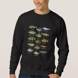 Kids Fish Species Biology Types Of Fish Fishing Sweatshirt