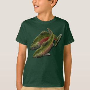 Kid's Fishing Shirts Coho Salmon Kid's T-shirts