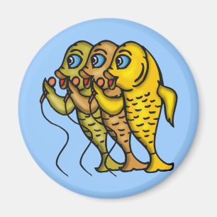 Kids Fishing T Shirts and Kids Fishing Gifts Magnet