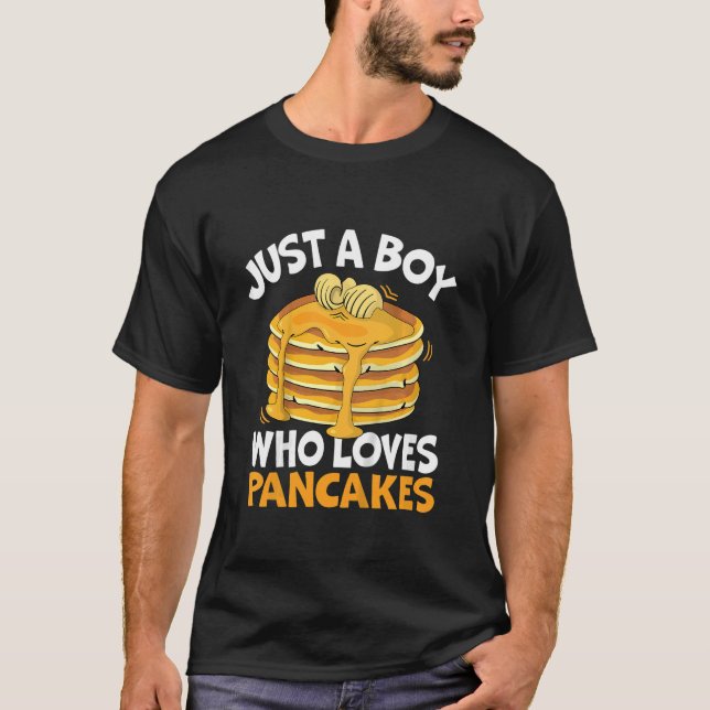 Kids Flapjack breakfast Pancake Maker Flapjack Pan T-Shirt (Front)