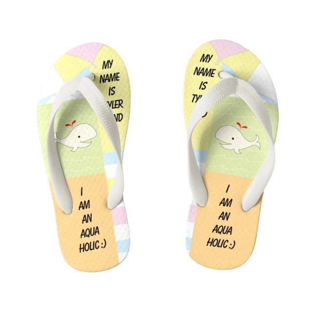 Kids Flip-Flops AquaHolic 2 Kid's Flip Flops (Footbed)