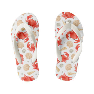 Kids Flip Flops-Crabs Kid's Flip Flops