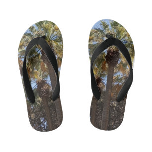 Kids Flip Flops Palm Trees