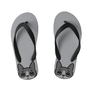Kids Flip Flops Personalised Dog Lover Gift