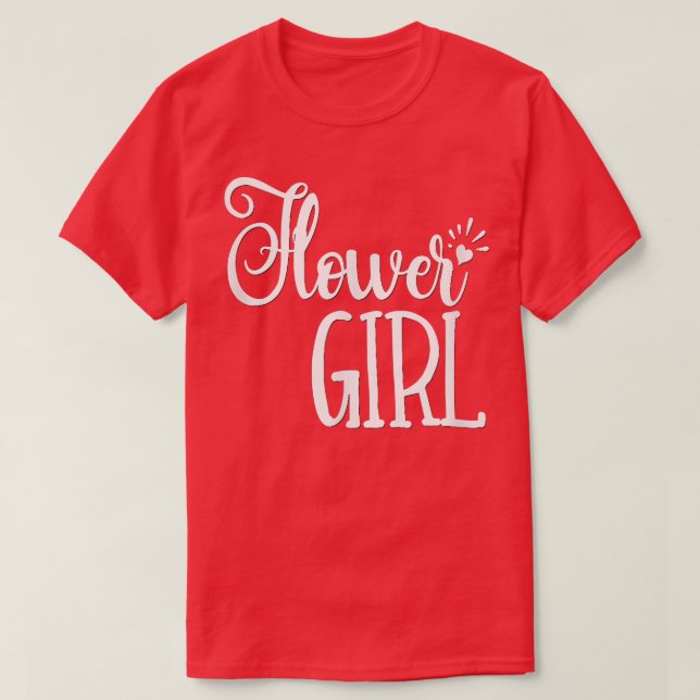 Kids Flower Girl  Wedding Party Bride Groom 350 T-Shirt (Design Front)