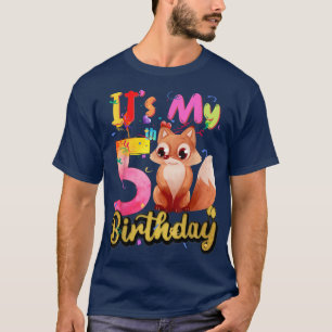 Kids Fo 5th Birthday 5 Years Old Fo Birthday  T-Shirt