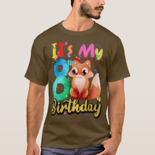 Kids Fo 8th Birthday 8 Years Old Fo Birthday T-Shirt