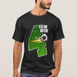 Kids Football 4th Birthday Ich bin 4 Children's T-Shirt