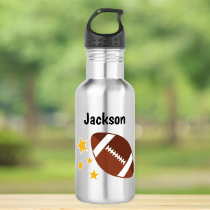Kids Football Stars Personalised 532 Ml Water Bottle