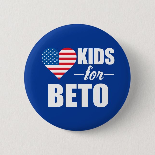 Kids for Beto 6 Cm Round Badge (Front)