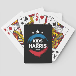 Kids For Harris President Kids Love Kamala Harris Playing Cards