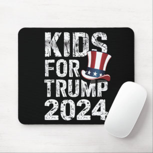 Kids For Trump USA Election 2024 Mouse Mat