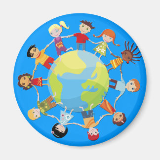 Kids for world peace magnet