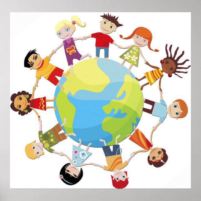 Kids for world peace poster (Front)