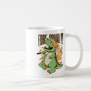 Kids Fore Squad T-rex Dinosaur Golf Player Graphic Coffee Mug