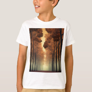 Kids Forest Tree Logo T-Shirt   Nature Adventure T