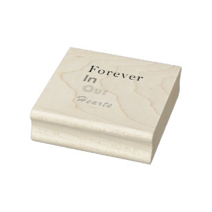 Kids Forever In Our Hearts Rubber Stamp