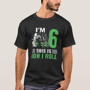 Kids forklift driver boy forklift I am 6 years bir T-Shirt