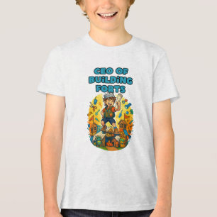 kids fort builder funny shirt